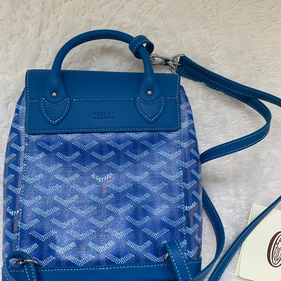 GOYARD
Goyardine Calfskin Mini Alpin Backpack Blue - Picture 2 of 9